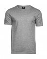 Heren T-shirt Tee Jays Luxery Tee 5000 Heather Grey